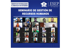 Seminario en Gestión de Recursos Humanos, realizado el miércoles 6 de noviembre de 2024 vía zoom.